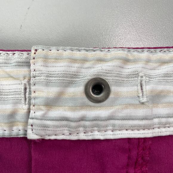 Athleta Magenta casual Athletic 4.5"  Zip Up Shorts 0 - Picture 5 of 5